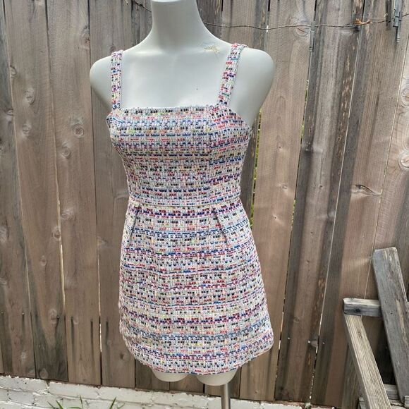 Song of Style Tweed Trina Mini Dress Size XS - Picture 6 of 12